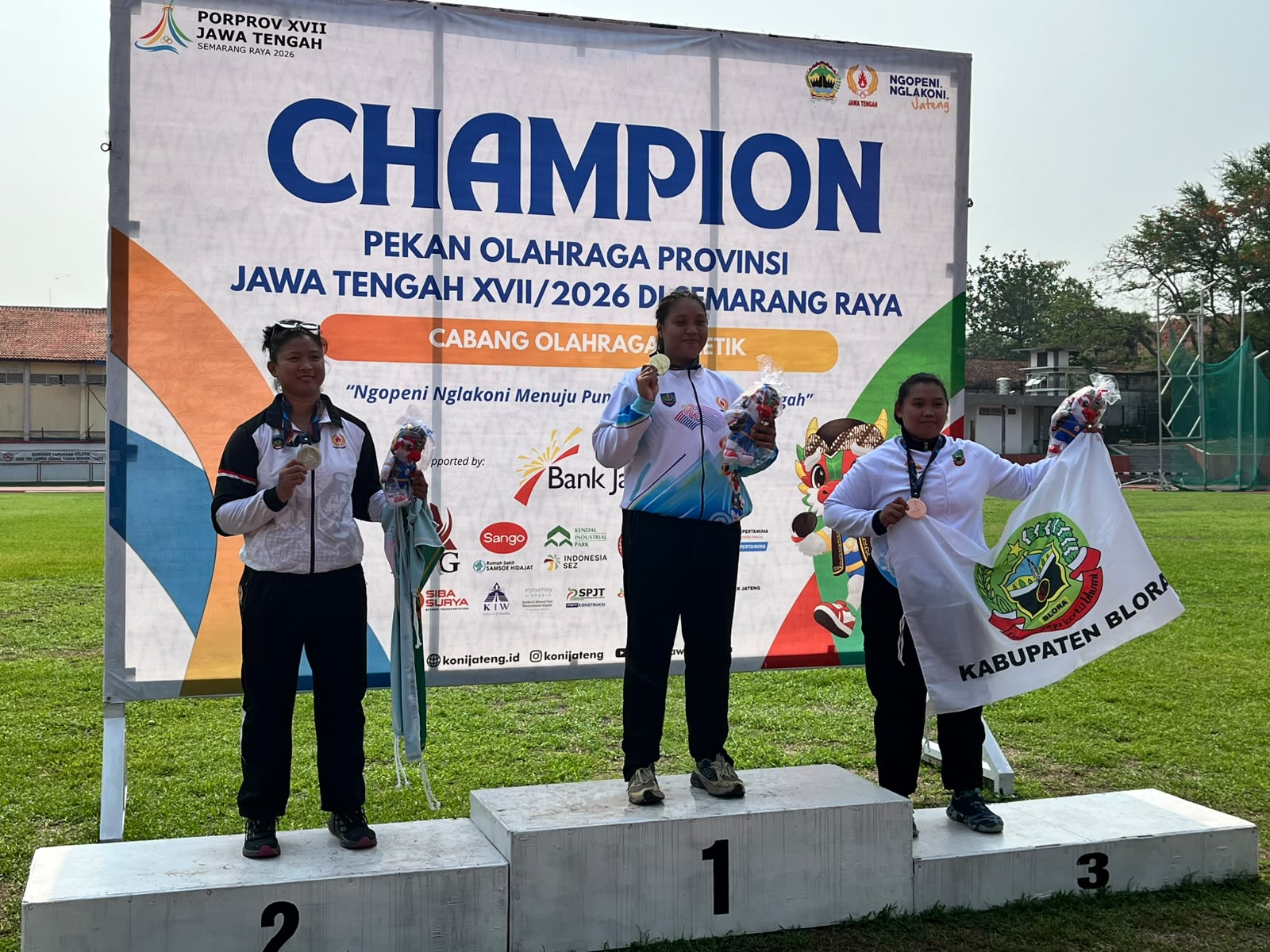 Salsyabila Aprilianti Ukir Sejarah, Kabupaten Tegal Raih Emas Tolak Peluru Putri Porprov Jateng 2026